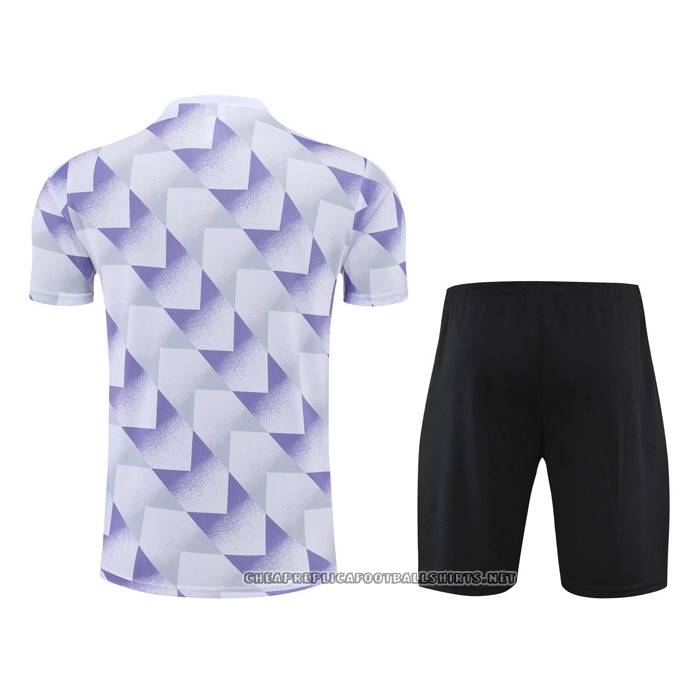 Tracksuit
 Real Madrid 2022-2023 Short Sleeve
 White
 and 
Purpura - Shorts
